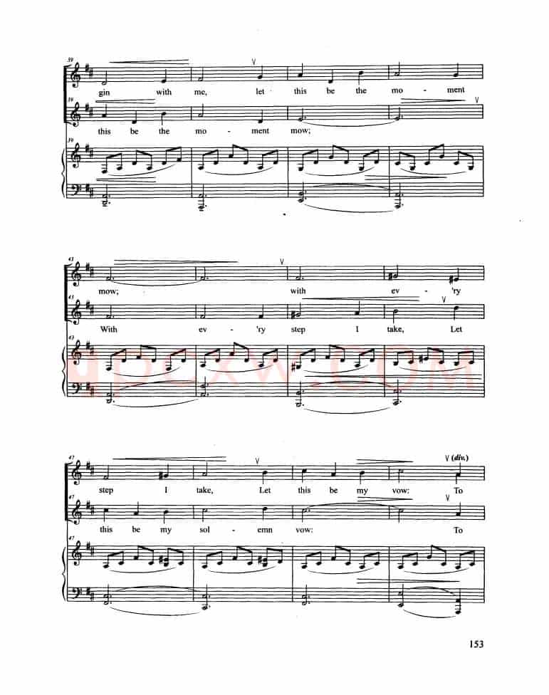 Let There Be Peace on Earth（合唱 正谱）