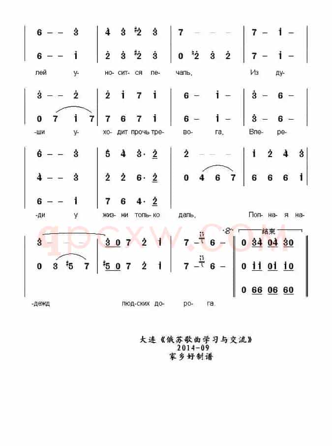 [俄] 夜莺林（合唱）