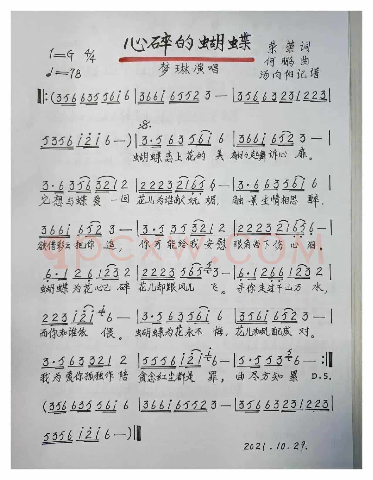 心碎的蝴蝶