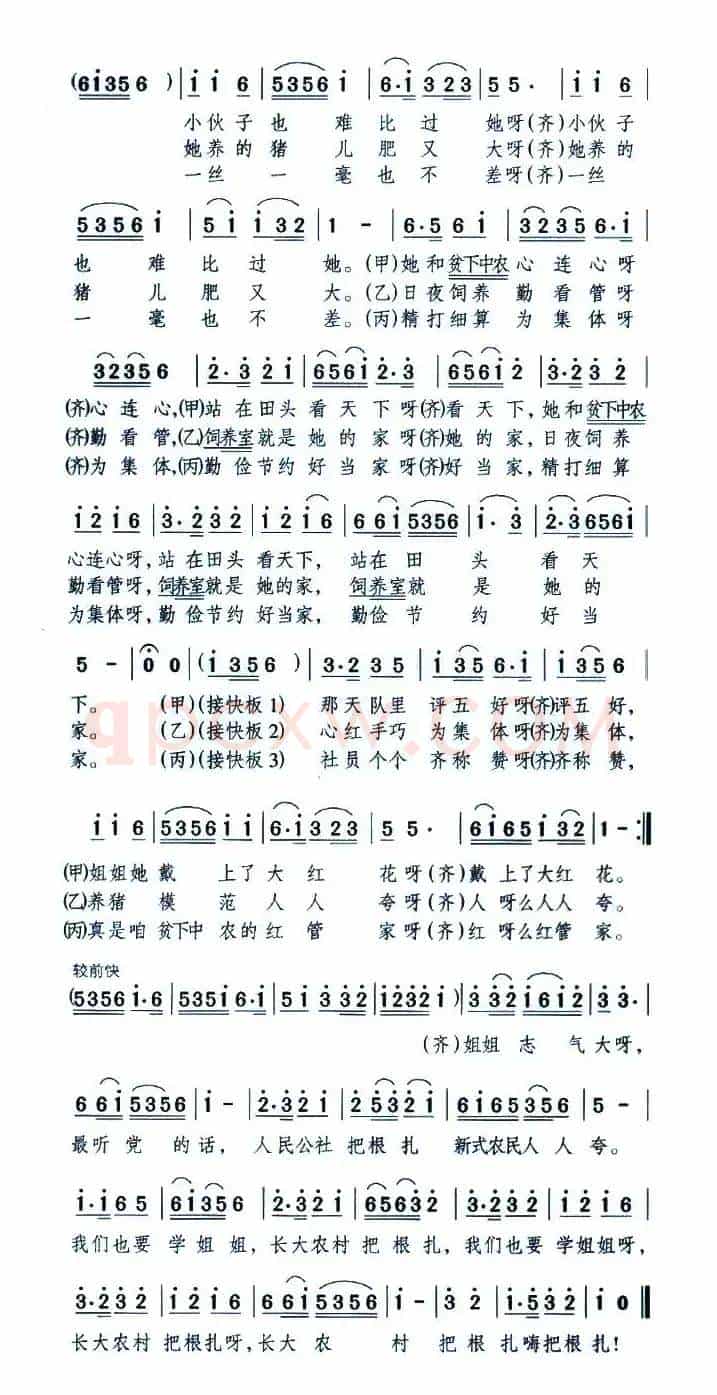 夸姐姐（表演唱）