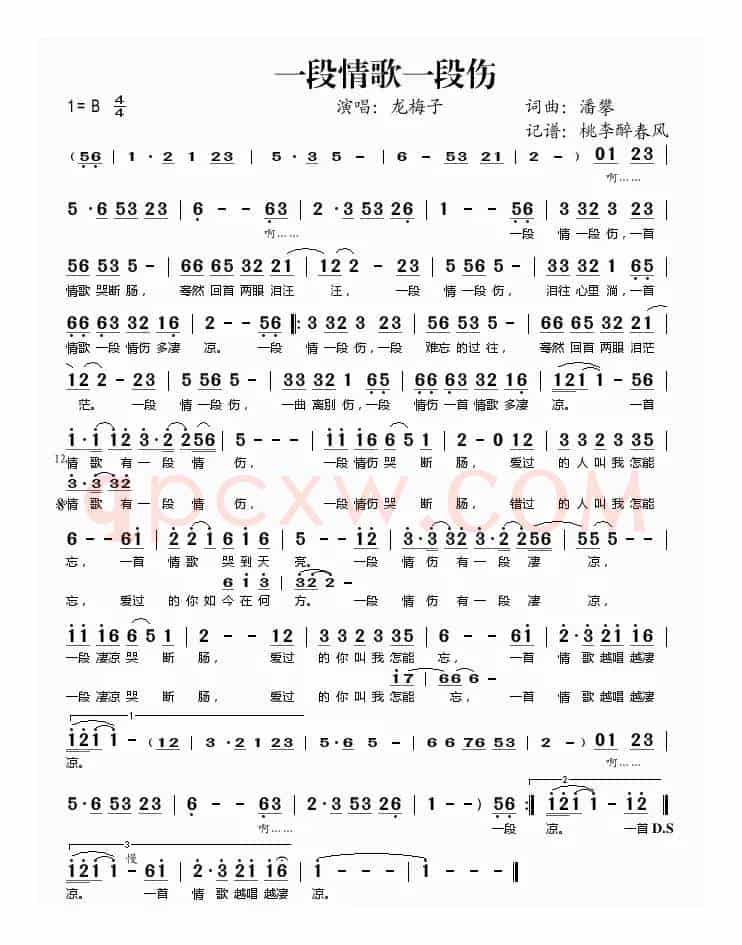 一段情歌一段伤