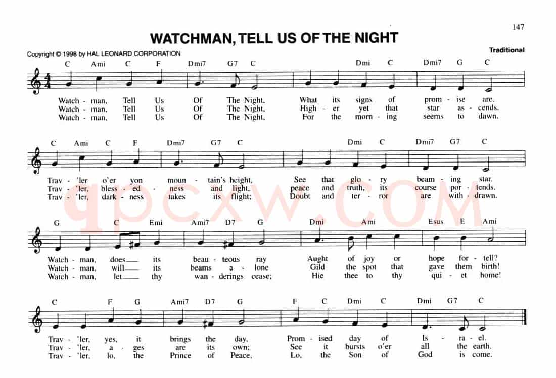 WATCHMAN, TELL US OF THE NIGHT