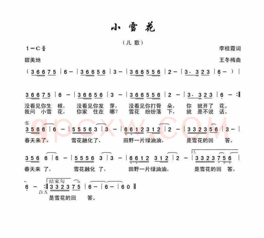 小雪花