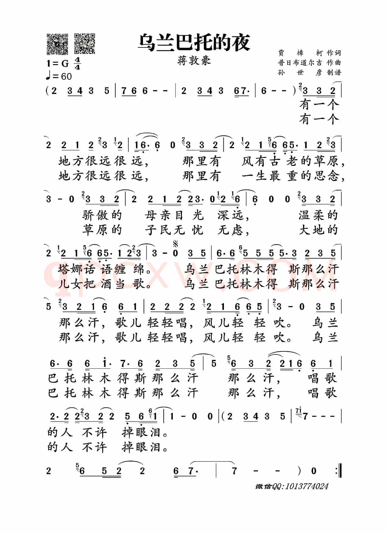 乌兰巴托的夜