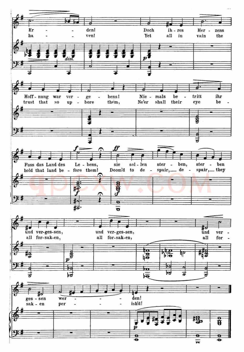 Chopin-17 Polish Songs Op.74,No.9(Eine Melodie. A Melody.)(钢琴伴奏谱)