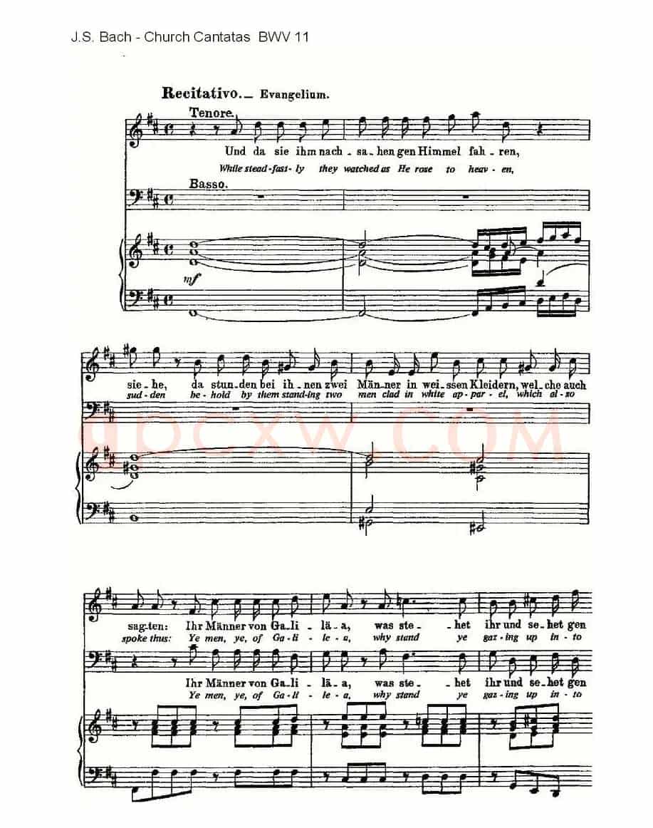 Lobet Gott in Seinen Reicben(颂扬上帝)