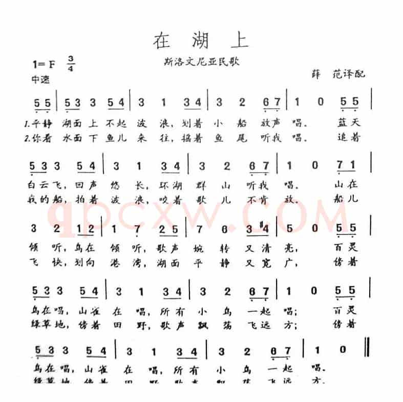 在湖上（斯洛文尼亚）