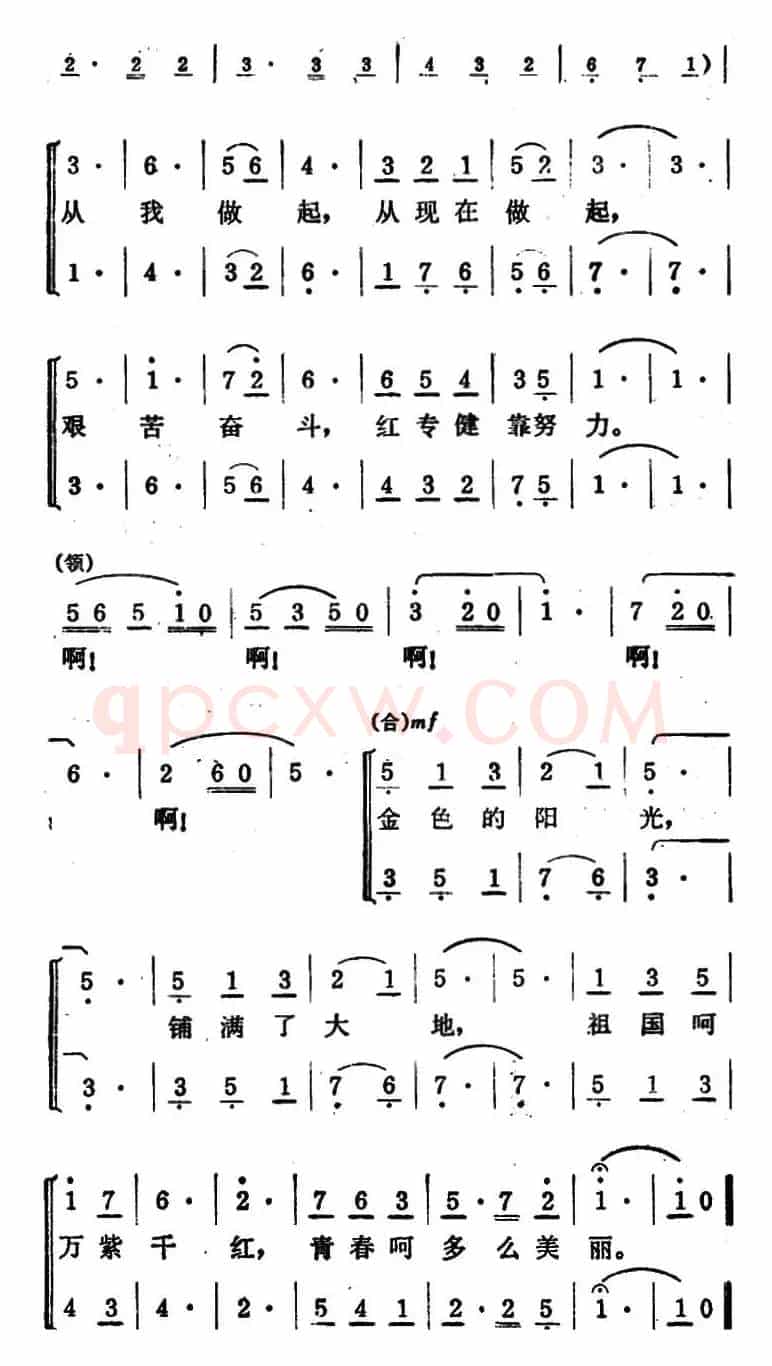 青春多美丽