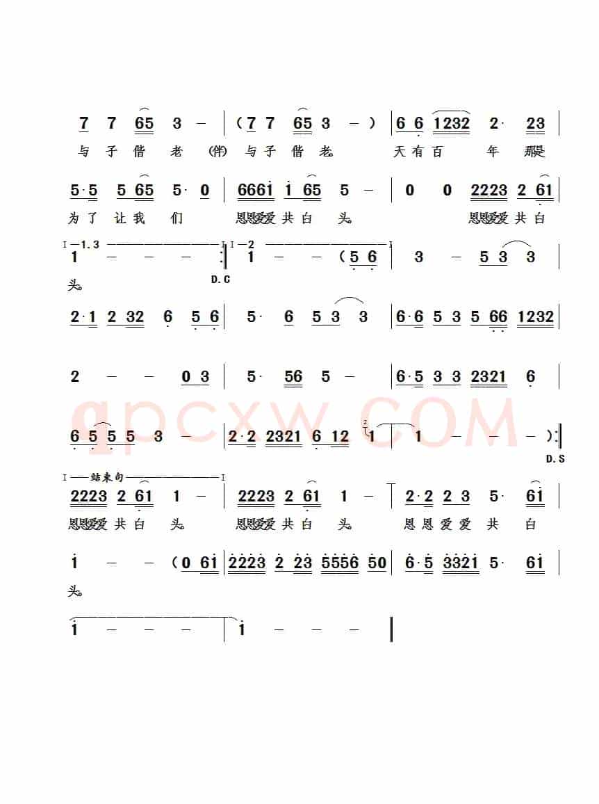 执子之手，与子偕老