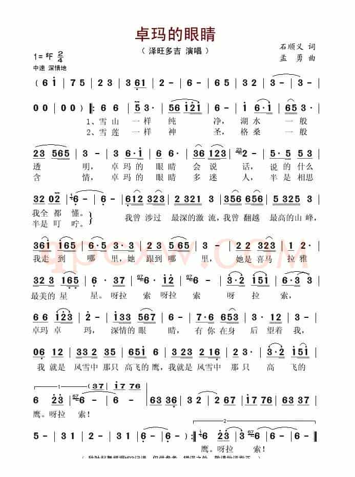 卓玛的眼睛