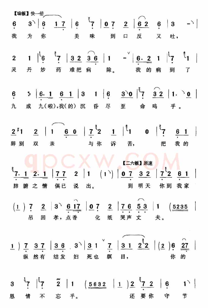 手挑床帐放声哭（《雪玉冰霜》商林[生]唱段）