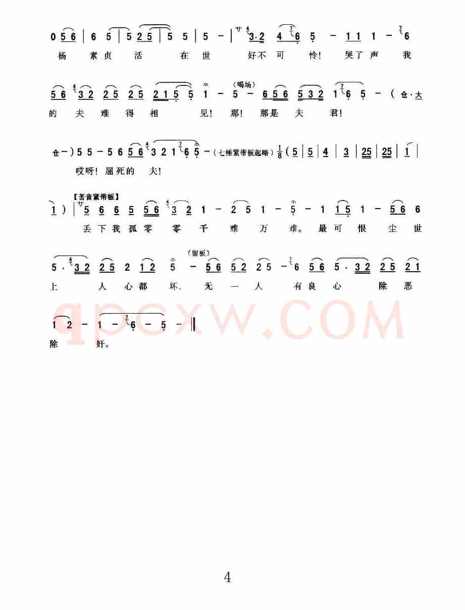 [秦腔]未开言不由我泪流满面（《四进士·柳林》杨素贞唱段）