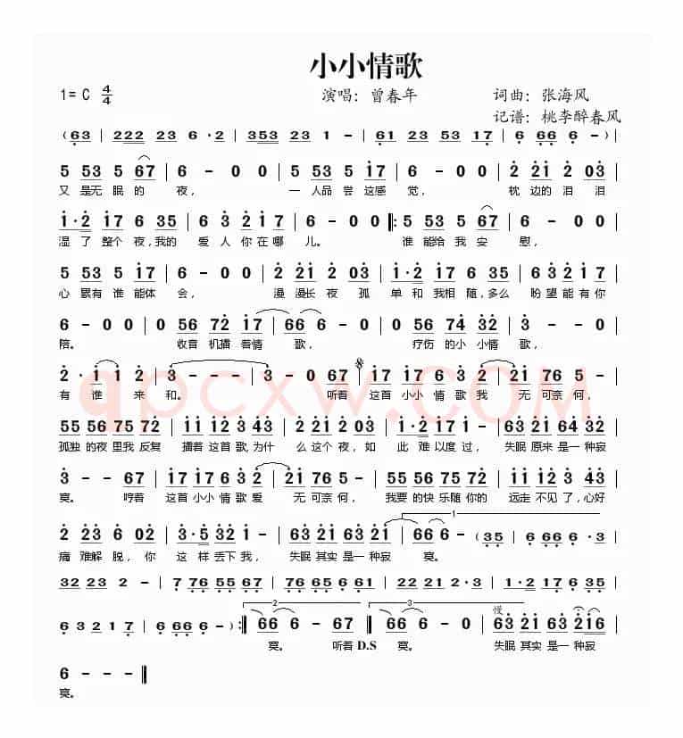 小小情歌