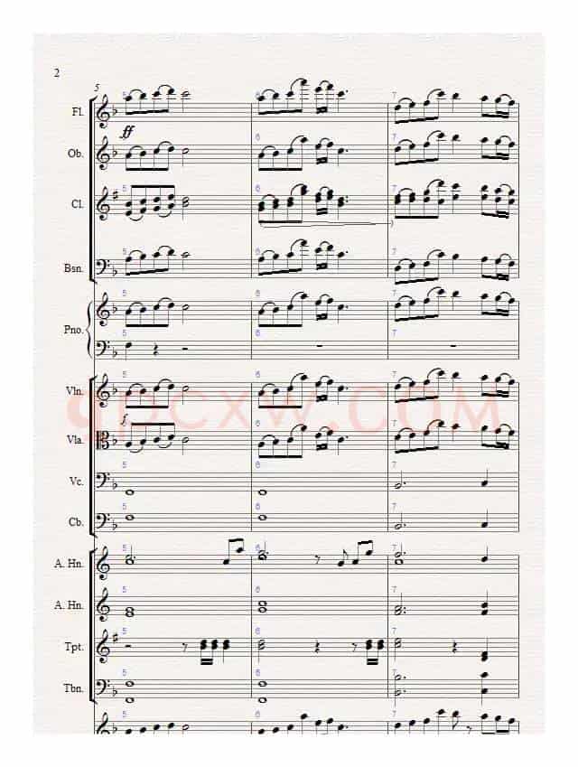感恩（管弦乐总谱）