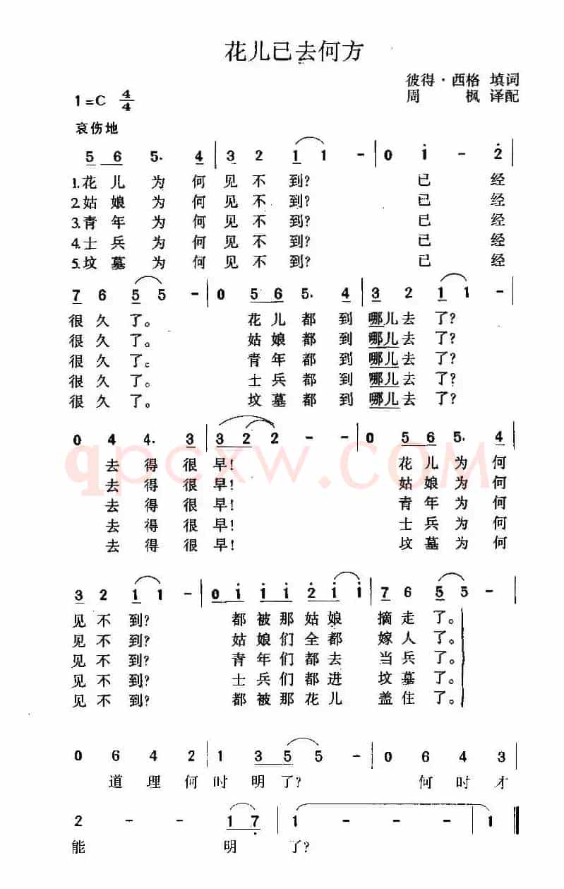 花儿已去何方