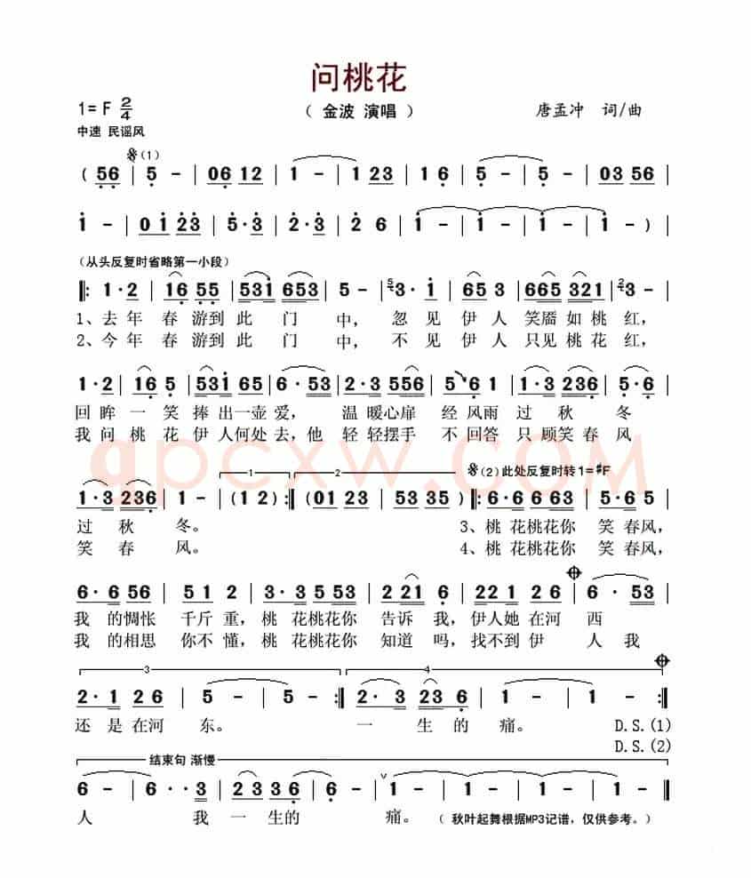 问桃花