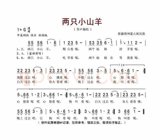 两只小山羊