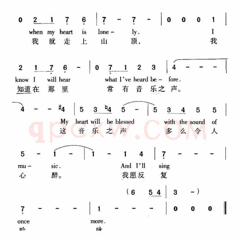 The Sound Of Music 音乐之声（中外文对照）