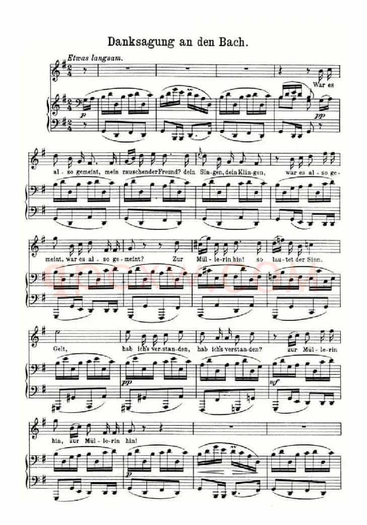 Danksagung an den Bach（奥）