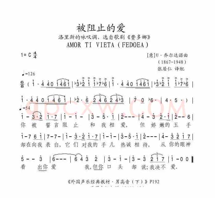 被阻止的爱（意）