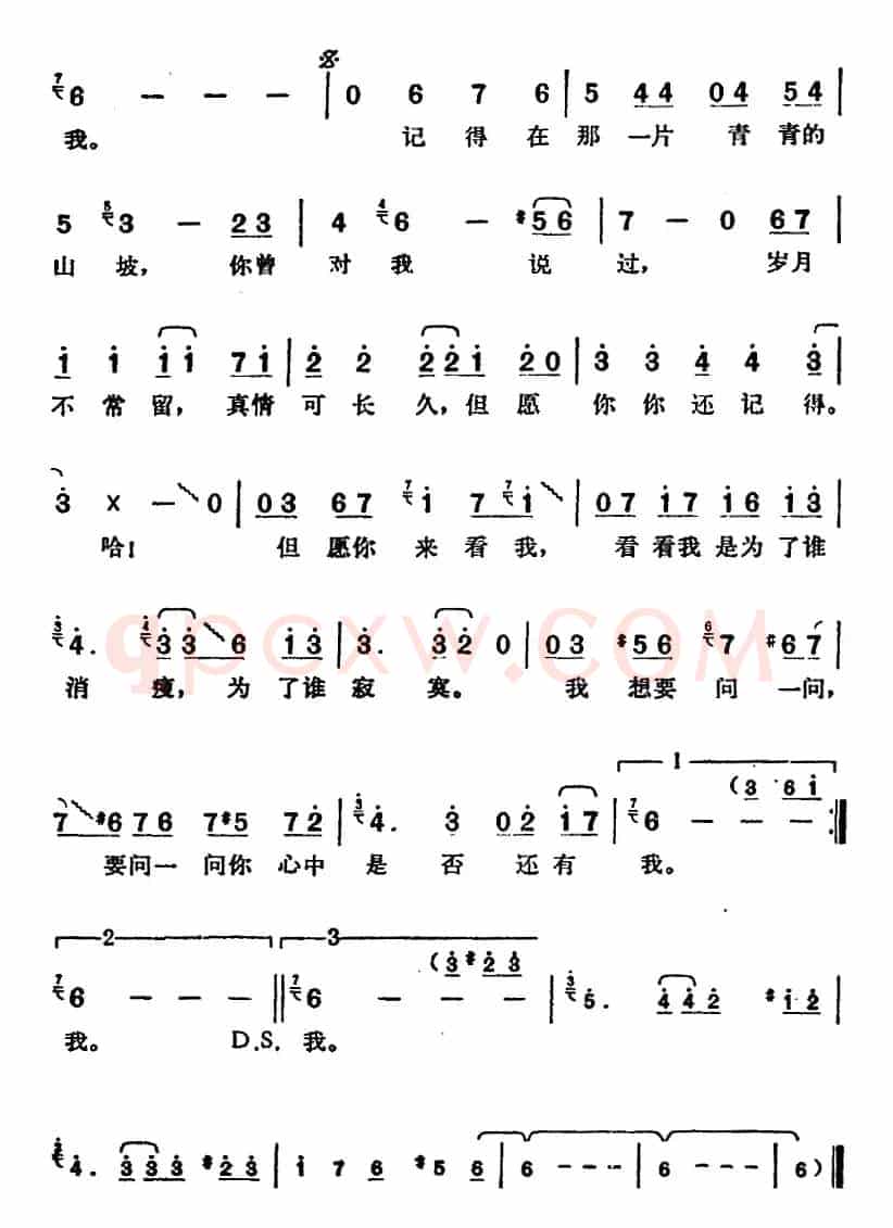 邓丽君演唱金曲:愿你来看我