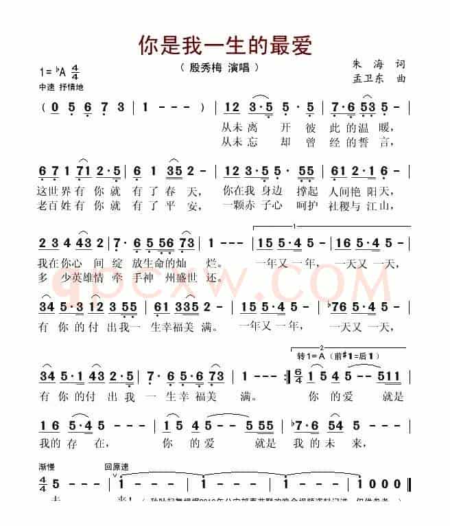 你是我一生的最爱（2010年公安部春节联欢晚会版）