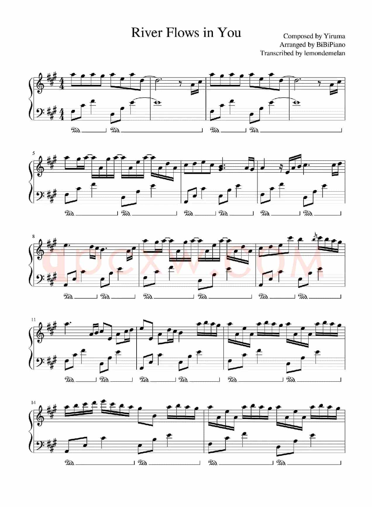 River Flows in You(你的心河)(BiBiPiano钢琴版)