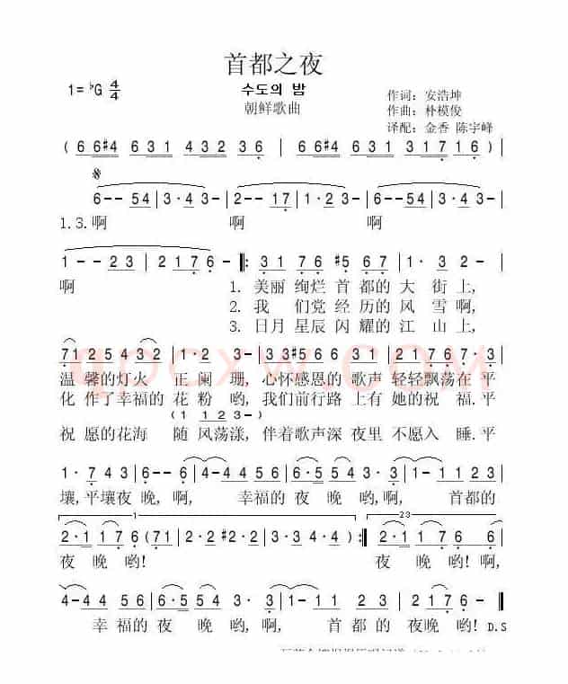 [朝鲜] 首都之夜