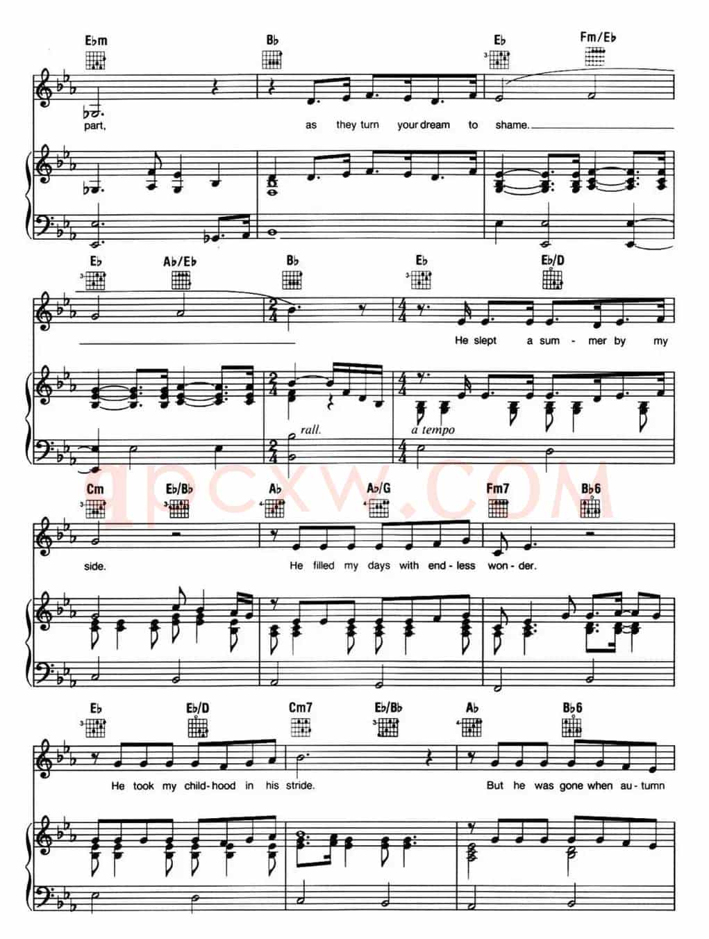 I Dreamed a Dream (音乐剧《悲惨世界》(Les Miserables)选曲、正谱 )