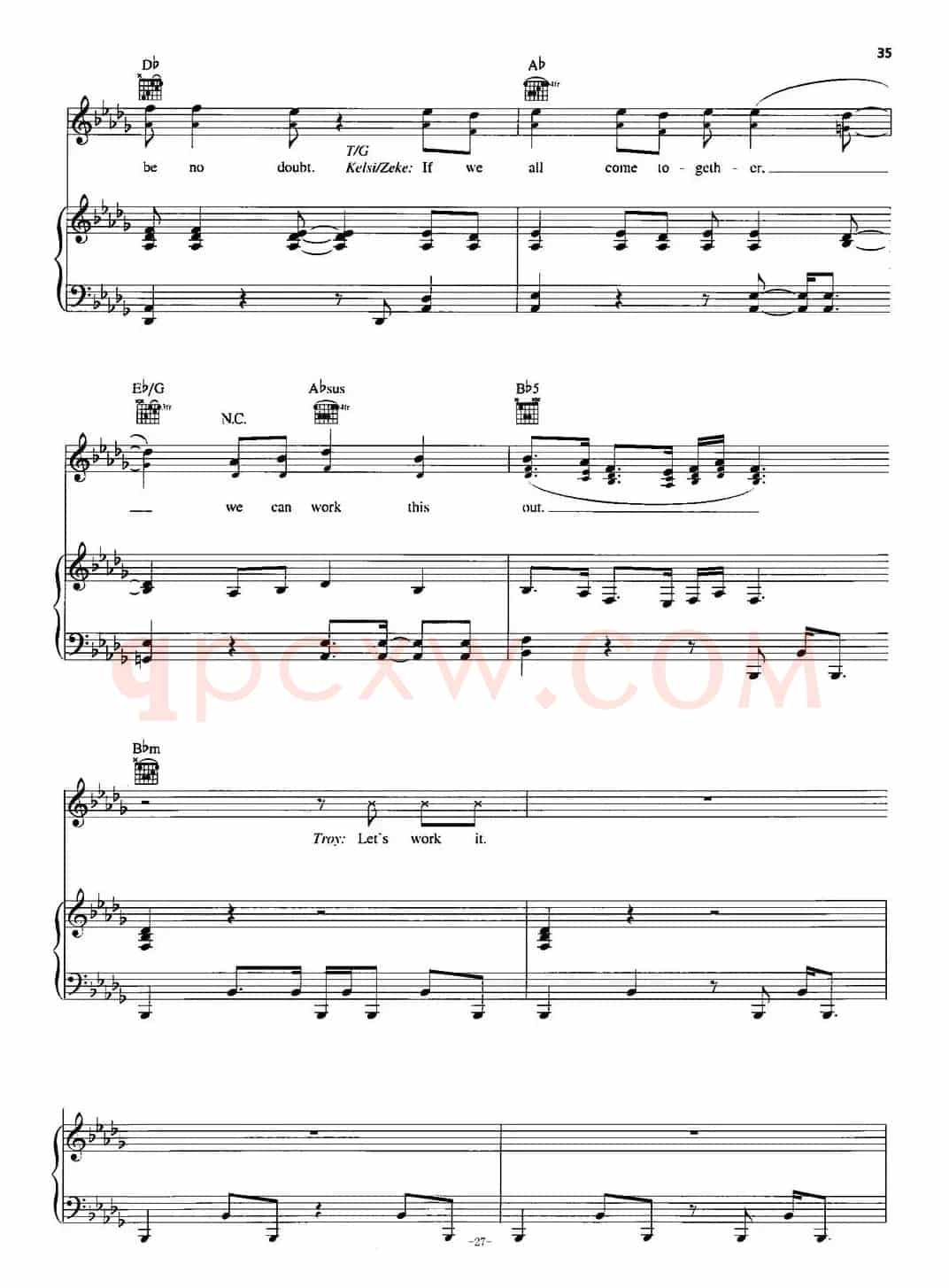[美]Work This Out（正谱）