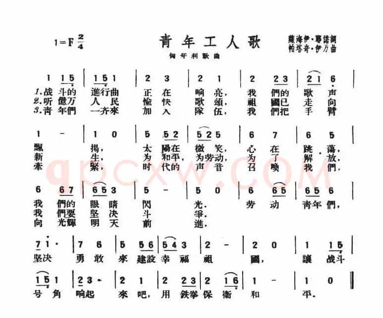 青年工人歌（匈牙利）