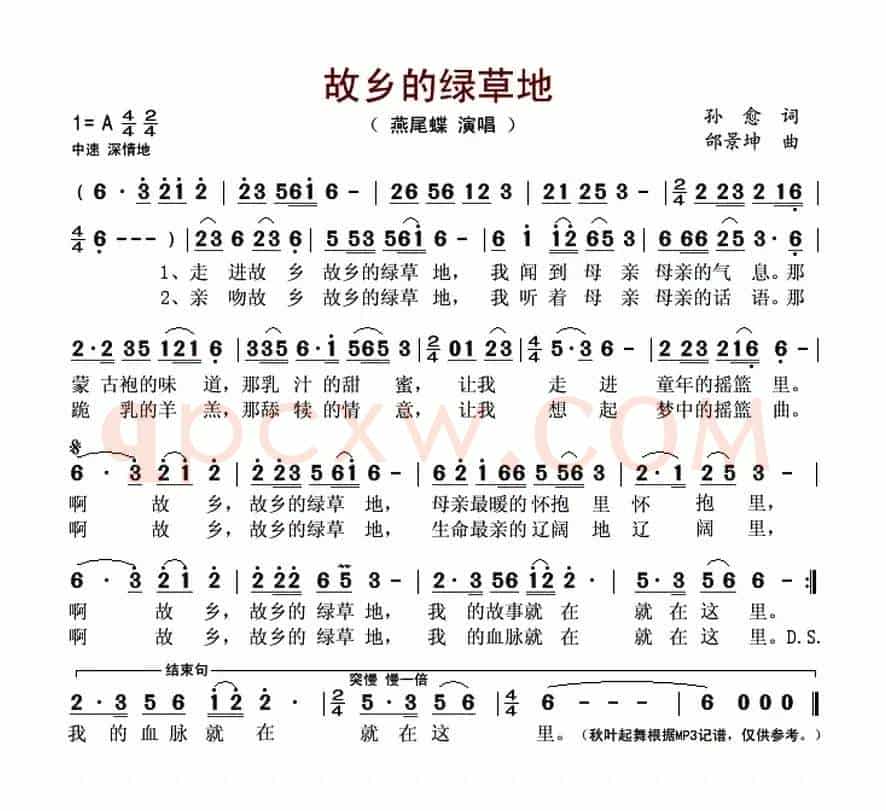 故乡的绿草地