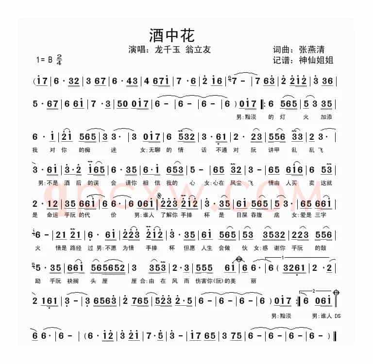 酒中花（闽南语演唱）