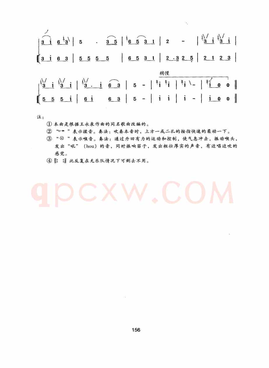 打靶归来一路歌（笛子独奏）