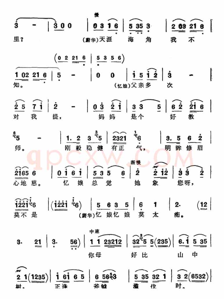 歌剧《忆娘》选曲：今日方是认母时