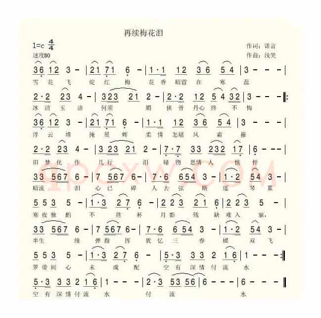 再续梅花泪