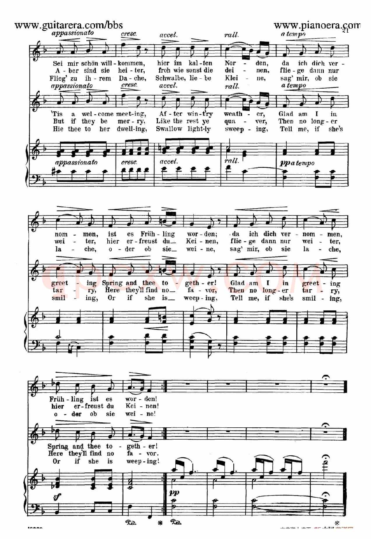 女信使 Der Bote(正谱)