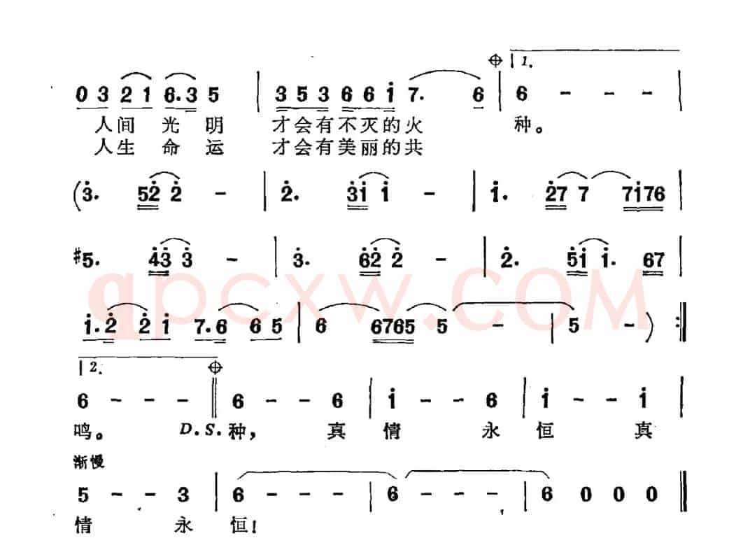 真情永恒（任卫新词 丁晓里曲）