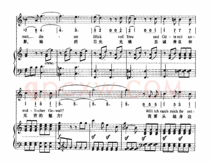 Neue Liebe，Neues Leben（新的爱情，新的生活）（中外文对照、正谱+简谱）