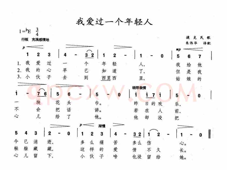我爱过一个年轻人（捷克）