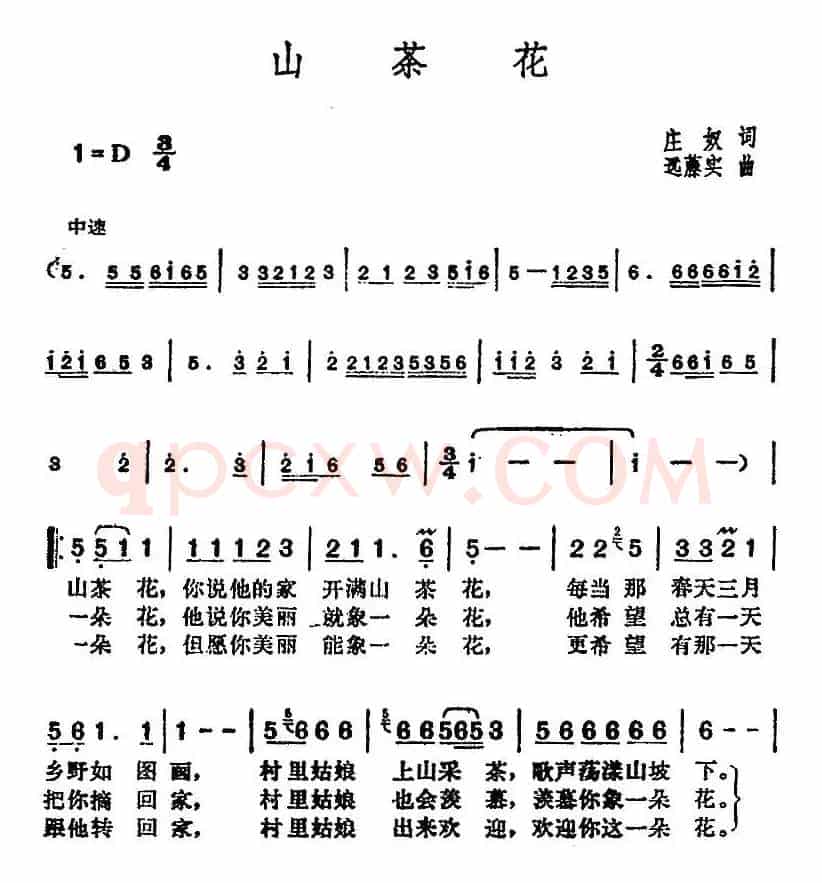 邓丽君演唱金曲:山茶花