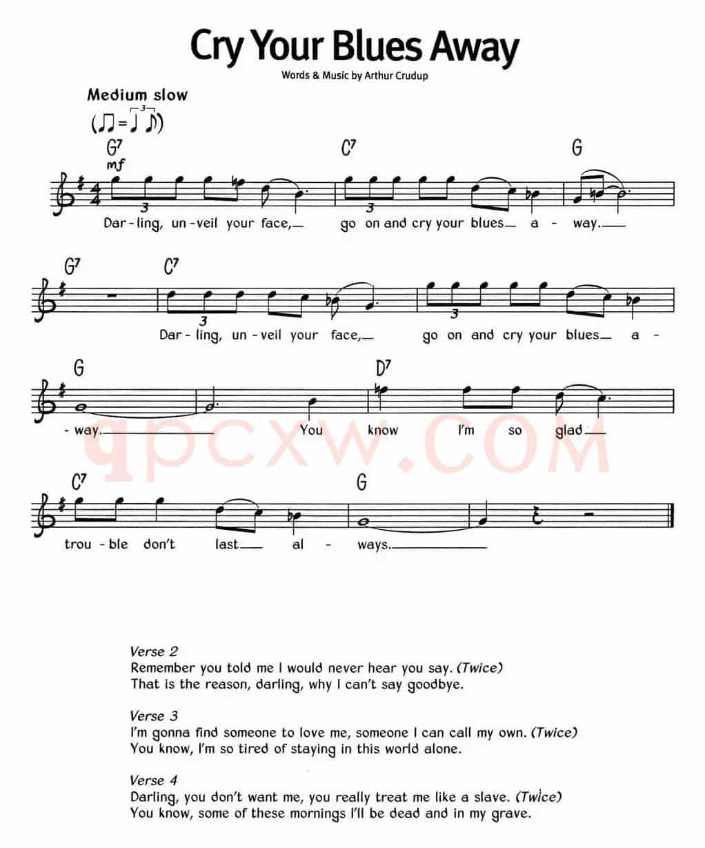 蓝调音乐：Cry Your Blues Away