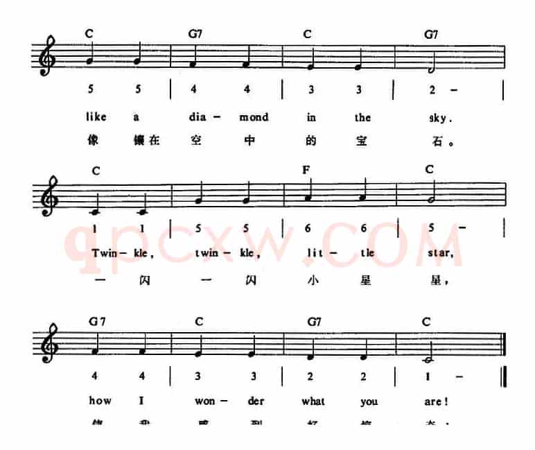 TwinkleTwinkleLittle Star（一闪一闪小星星）