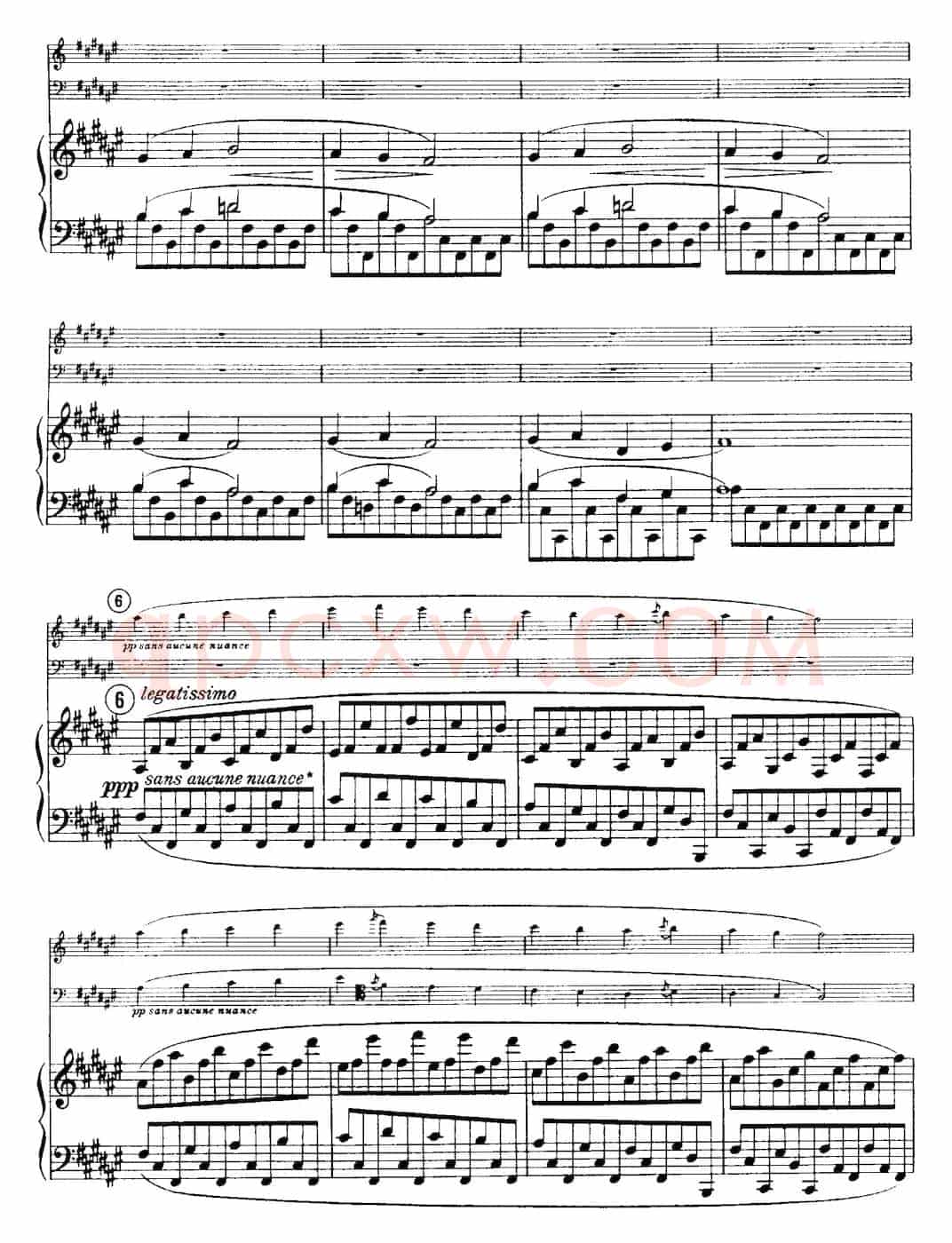 Franck《Piano Trio Op.1 No.1,F-sharp minor》(Ⅰ、小提琴+大提琴+钢琴伴奏)