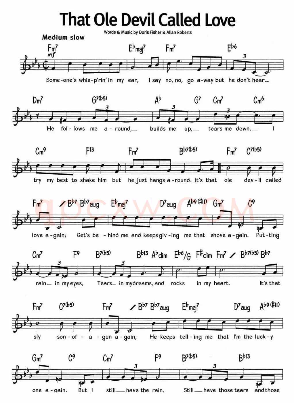 蓝调音乐：That Ole Devil Called Love