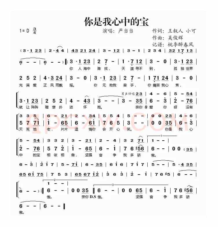 你是我心中的宝