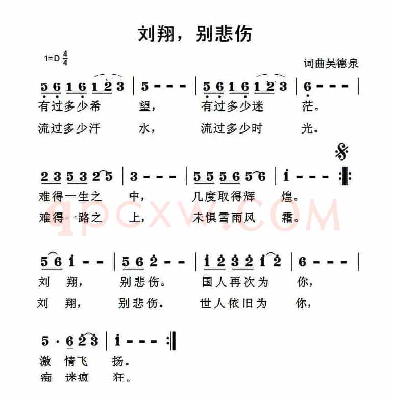 刘翔，别悲伤