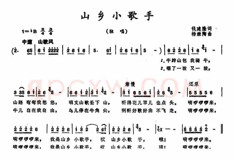 山乡小歌手 