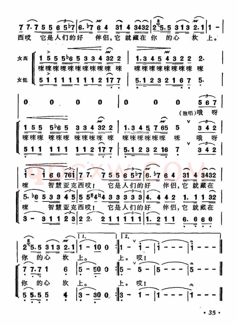 智慧“亚克西”（歌剧《第一百个新娘》选曲）