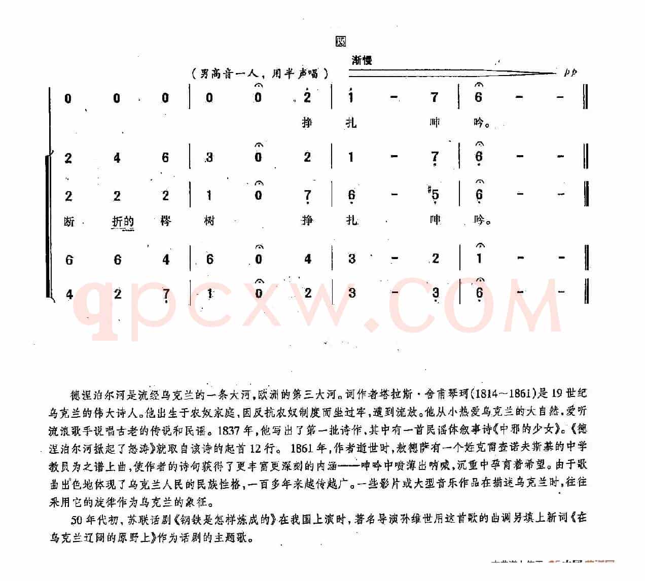​[俄]135德涅泊尔河掀起怒涛（合唱）